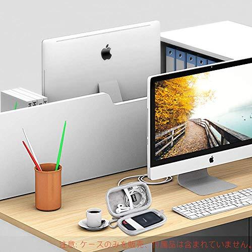 AGPTEK HHD SSD ケース 保護ケース 保管バッグ 外付けハードディスク収納ケース 防塵 撥水 外付SSD HHD 1TB 2TB 5 |  | 05