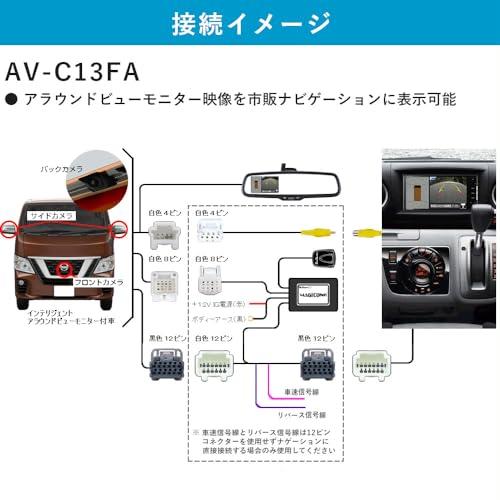 フジ電機工業 ブルコン（Bullcon） マジコネ バックカメラ接続ユニット AV-C13FA 日産 アラウンドビューモニター装着車対応/三菱 |  | 03