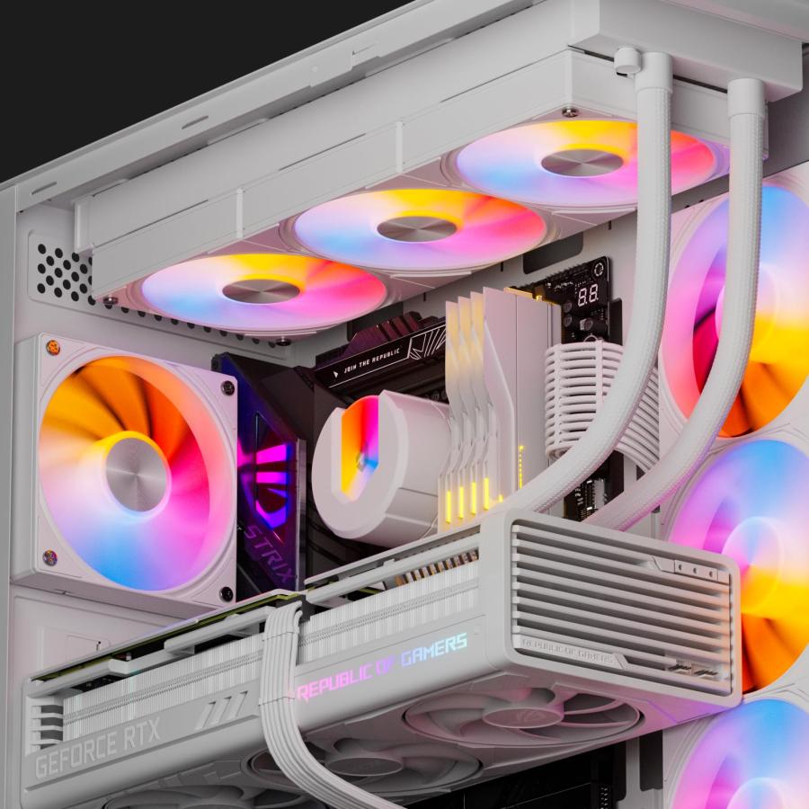 upHere 簡易水冷ARGB CPUクーラー 360mmラジエーター搭載 upHere 簡易水冷ARGB CPUクーラー 360mmラジエーター搭載