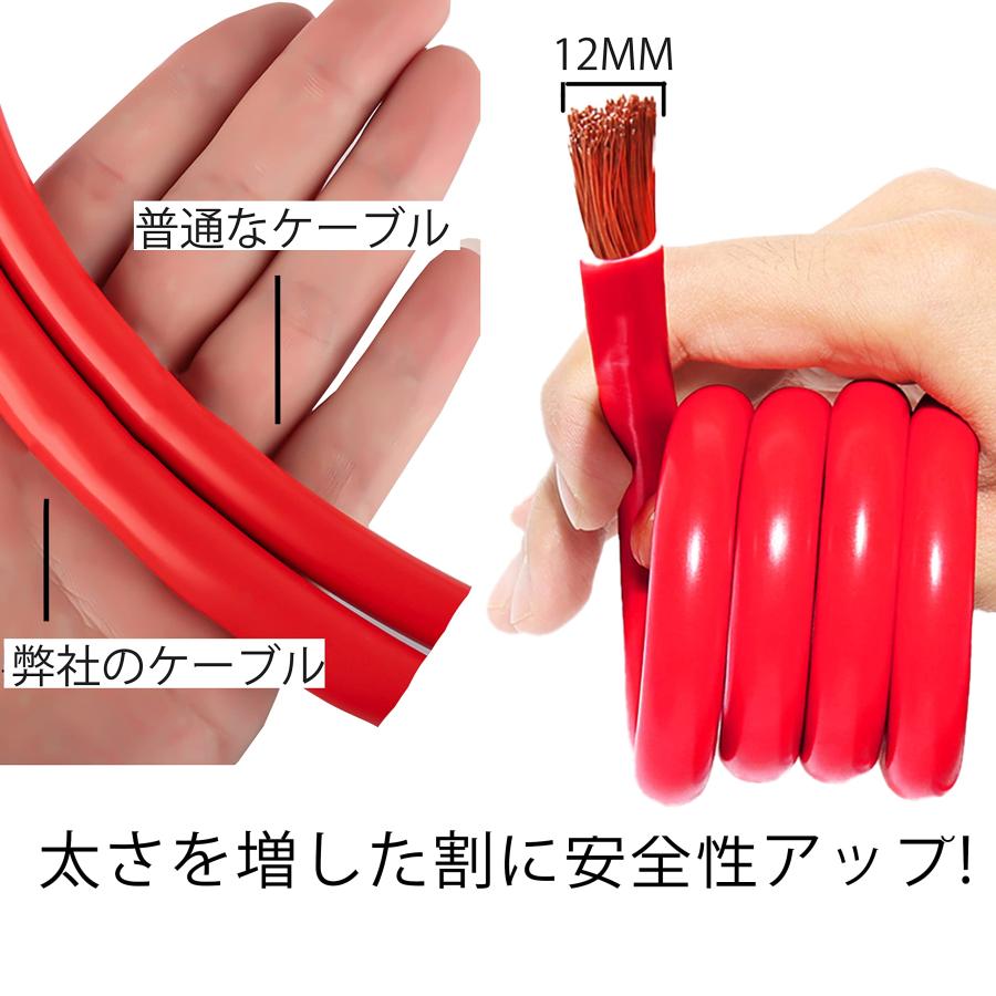 UNI ブースターケーブル 6Ｍ 1500A 極太 高安全性 高耐久性 耐熱防寒 全車種対応 12V/24 キャリーバッグ付き 日本語説明書付き |  | 02