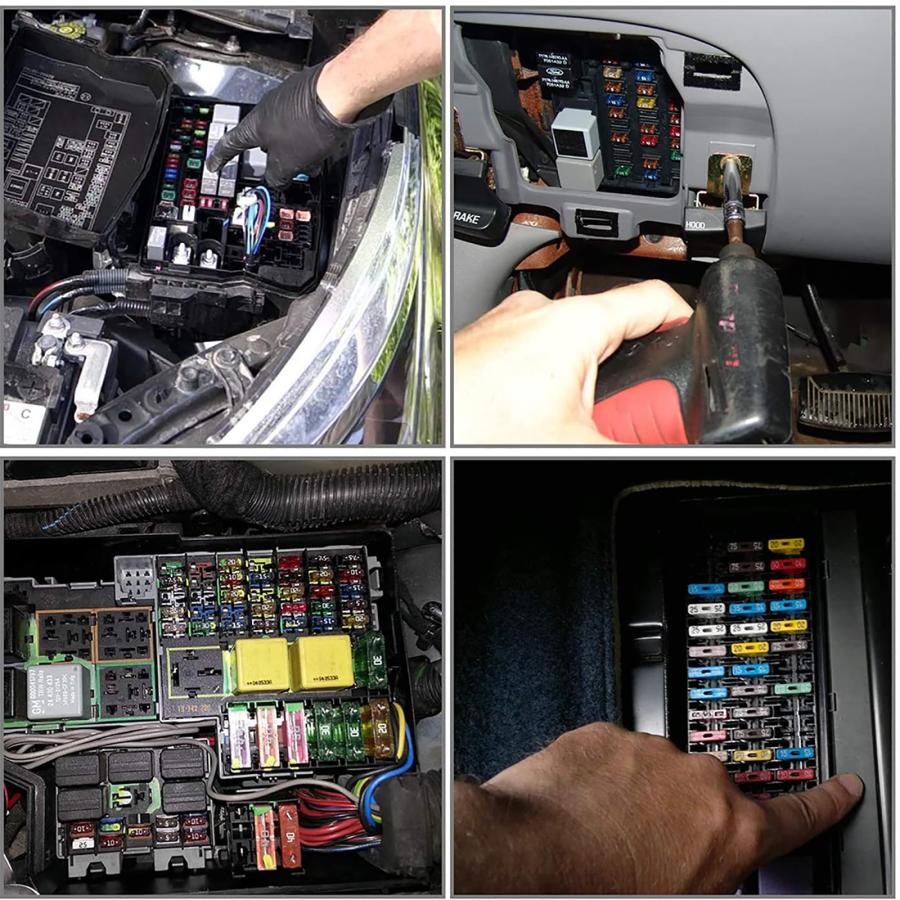 低背ヒューズ 平型ヒューズ 180枚セット ミディアム 小型 ミニチュア 各60枚 ミニ平型ヒューズ 車 ヒューズ 2A 3A 5A 7.5A |  | 03