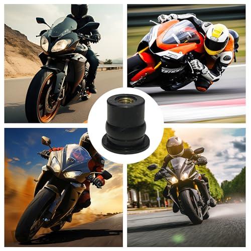 フロントガラスネジナット オートバイ用 フロントガラスのウェルナット ゴム製エキスパンションナット M6*10個 固定 耐久性 交換 ATV 車 |  | 05