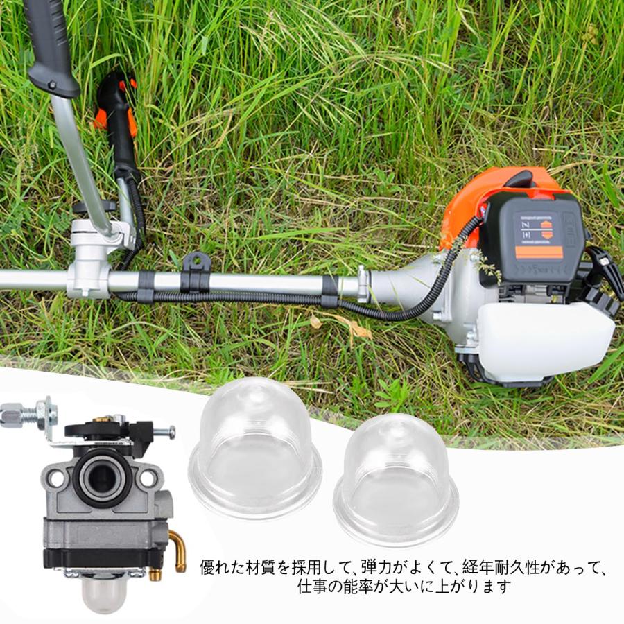 オイルカップ プライマリーポンプ 12個セット 刈 払機 プライマリー ポンプ 草刈り機燃料ポンプ 草刈機 刈払機 チェーンソー 交換用 草刈機 |  | 01