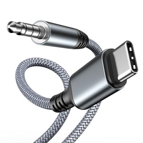 Highwings AUX ケーブルUSB C to 3.5mm 音声変換ケーブル DAC搭載 ハイレゾ音質 Type C to 3.5mm オ |  | 07