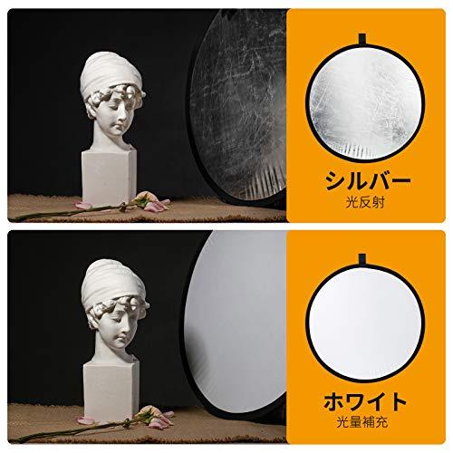 TARION 撮影用 丸レフ板 直径60cm 折りたたみ可能 銀＆白 |  | 04