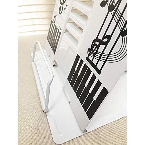 TSUCIAかわいい折りたたみ卓上の譜面台 書見台としても 角度調節可能 黒 |  | 01