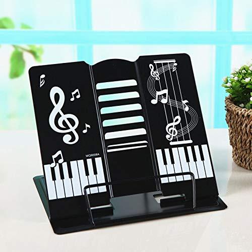 TSUCIAかわいい折りたたみ卓上の譜面台 書見台としても 角度調節可能 黒 |  | 05