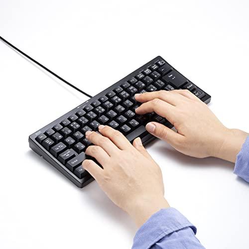サンワサプライ USBハブ付コンパクトキーボード SKB-KG3UH2BK ブラック テンキーなし |  | 05