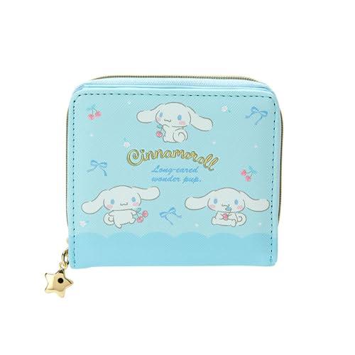 サンリオSANRIO サンリオ ウォレット シナモロール シナモン Cinnamoroll 9×10.5×2.5cm キッズウォレット キャラク | 
