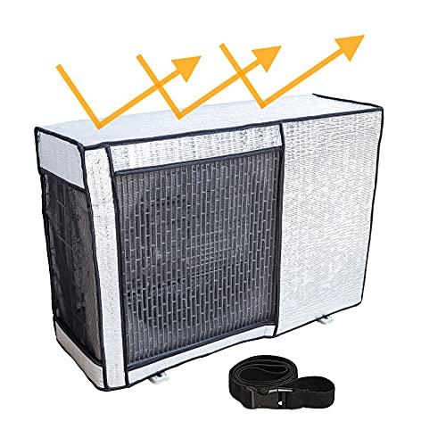 TONGMO エアコン室外機カバー 日・雨・雪・風 室外機保護カバー 四季通用 アルミ箔素材 日除け 防水 防塵 取り外し不要 節電 省エネ 劣 |  | 07