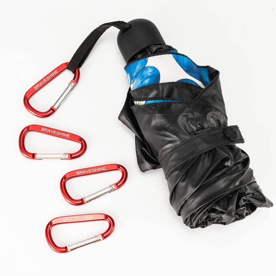 カラビナ dリング BRAVESHINE アルミ合金 軽量 キーホルダー アウトドア活動 ハイキング キャンプ 小物用 多機能カラビナ 58×3 |  | 06