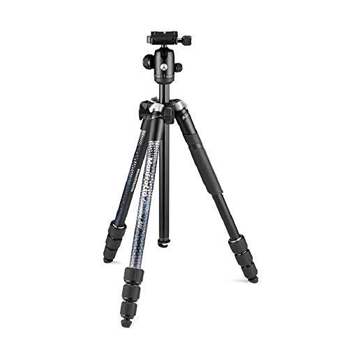 Manfrotto Element MII アルミ三脚 4段 黒 180°折りたたみ式 ツイスト