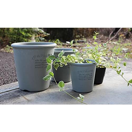 八幡化成Hachimankasei エコポット/植木鉢 丸型 6号 グレー アーブルHachiman gardens:arbre |  | 05