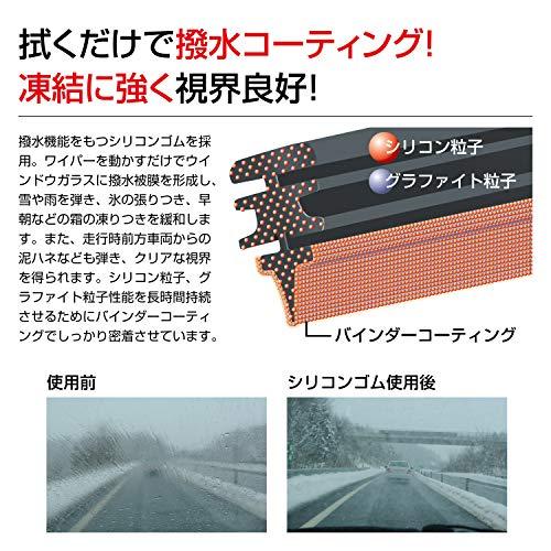 PIAA ワイパーブレード 雪用 400mm フラットスノーシリコート 撥水特殊シリコンゴム 替えゴム交換可能 1本入 エアロタイプ 軽量・低重 |  | 02