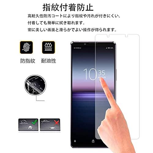 2枚セットKPNS 日本素材製 強化ガラス Xperia 1 II SO-51A SOG01 用 ガラスフィルム 強化ガラス カバー 保護フィル |  | 03