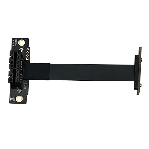 【互換品】 10Gtek PCIE 3.0 延長ケーブル X1 to X1 オス-メス スロット 90°to 90° ライザーケーブル ライザーカード |  | 04