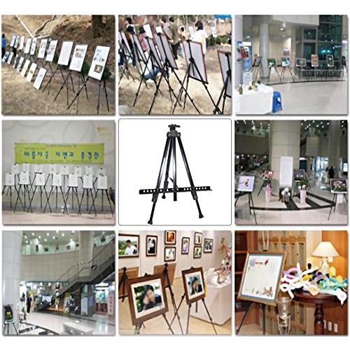 メタルイーゼル 三角イーゼル52cm-158cmまで立て 軽量イーゼル ウェルカムボードやお店の外看板としても活躍します見た目と実用性を兼ね備えた |  | 07