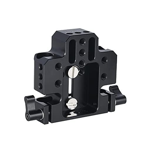 NICEYRIG デュアル15mm径ロッドクランプ付き ベースプレート 1/4インチネジ穴付き ロッドサポート カメラアクセサリー-455 |  | 05