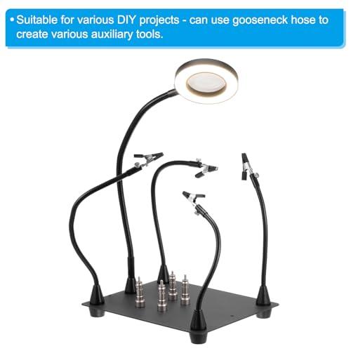 PATIKIL 15cm グースネック 2個 16 mm-27 ネジ 金属 ユニバーサルホース フ レキシブルアーム グースネックチューブ エク |  | 05