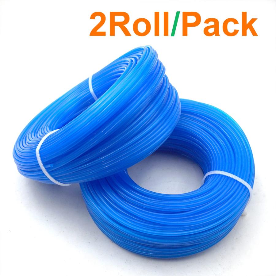 Zeqeey 芝刈り縄、芝刈り機刈り糸、家庭用芝刈り機用交換用ロープ、草刈りロープ、除草機用ナイロンロープ、直径1.6mm、全長100m 50m |  | 03