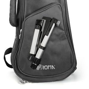 AROMA ギタースタンド 折りたたみ 可動式トレイ＆バックレスト付き a型ギタースタンド アコースティックギター クラシックギター エレキギタ |  | 08