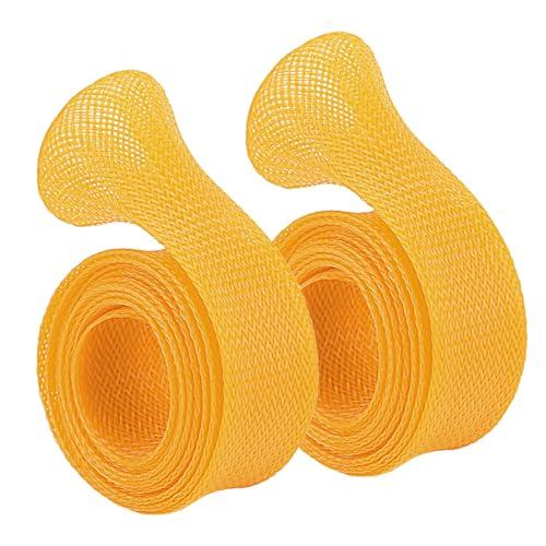 SANLIKE 竿袋 ロッドカバー PET製 釣り 竿カバー ロッドスリーブ ロッドソックス 2点入りイエロー |  | 06