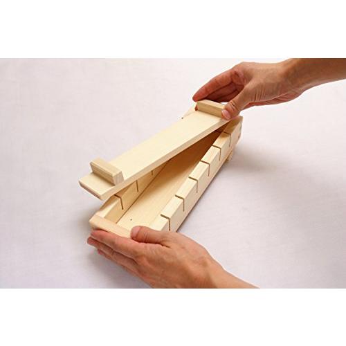 市原木工所 寿司 押し寿司 桧 長さ27.5×幅8.5×高さ5.5cm 樹婦人 桧押し寿司器 7ッ切 |  | 01