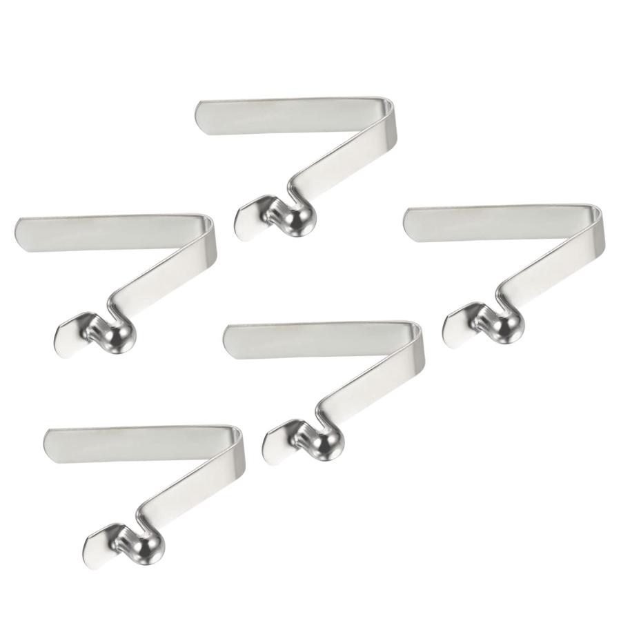 PATIKIL 7x6mm カヤックパドルスナップ 5個入り ポールプッシュボタン スプリングクリップ 鋼 中空ボタン ロッキングチューブ シン | 