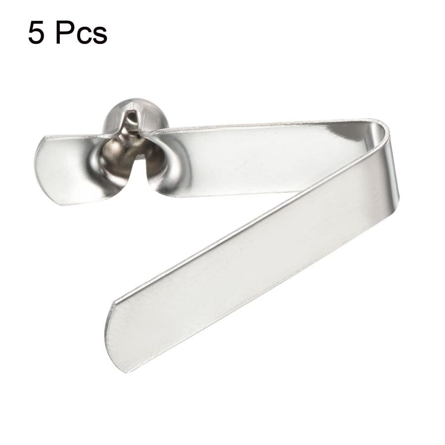 PATIKIL 7x6mm カヤックパドルスナップ 5個入り ポールプッシュボタン スプリングクリップ 鋼 中空ボタン ロッキングチューブ シン |  | 02