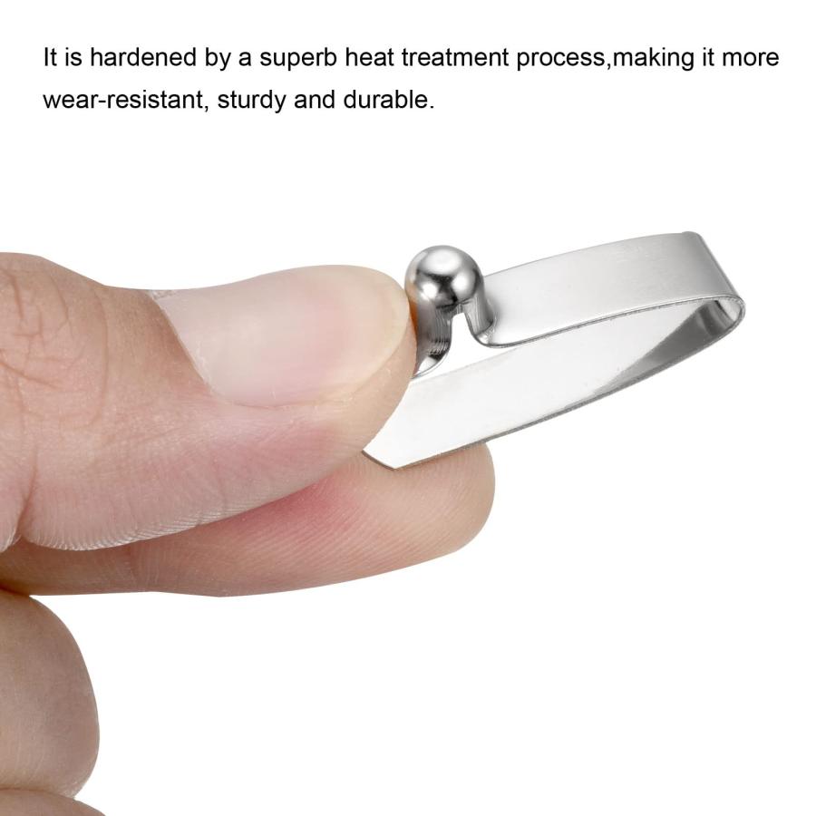 PATIKIL 7x6mm カヤックパドルスナップ 5個入り ポールプッシュボタン スプリングクリップ 鋼 中空ボタン ロッキングチューブ シン |  | 03