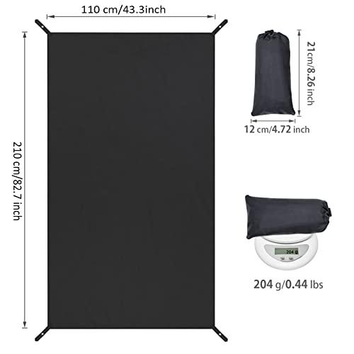 Yueranhu グランドシート テント シート 防水 コンパクト 約110cm×210cm アウトドア キャンプ 登山 ピクニック マット レ |  | 01