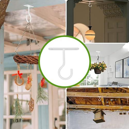 5WYOUKE 天井 フック 吊り下げ金具 J字 吊りフック 耐荷重約15kg 長さ6.4cm 石膏ボード 壁掛け ピンフック 穴が目立たない |  | 06