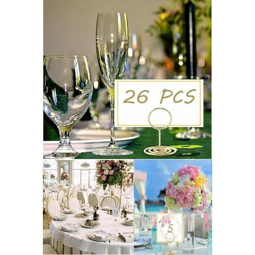 YFFSFDC メモクリップ 10個入りポップスタンド メモホルダー メモスタンド値札立て パン屋 ケーキ屋さん 飲食店 結婚式 卓上装飾 写真 |  | 06