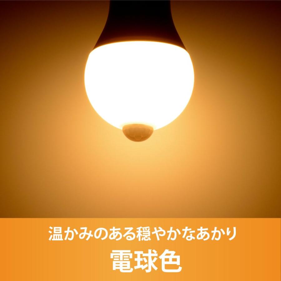 オームOHM LED電球 E26 40形相当 人感・明暗センサー付き 電球色 540ルーメン 4.7W LDA5L-G PIR6 06-5587 |  | 06