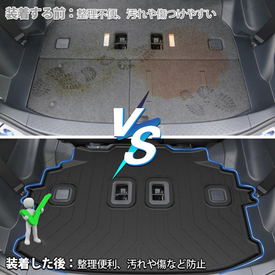 トヨタ シエンタ用 フロアマット Amazon.co.jp: KARLUXトヨタ新型シエンタMXP系用の2列目フロア
