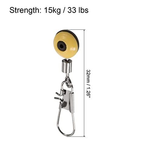 PATIKIL 釣りラインシンカースライド 33LBS 負荷容量 20個 フロートコネクタ ローリングスイベル インターロックスナップ付き 釣り |  | 01