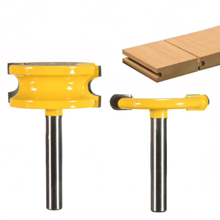 2本入り トリマー ビットセット 電動トリマー用ビットシャンクほぞカッター DIY 木工用 工業用ルータービット切削工具 戸板彫刻 | 