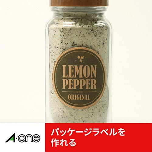 エーワン ラベルシール クラフト紙 ダークブラウン 12面 15シート 31743 |  | 03