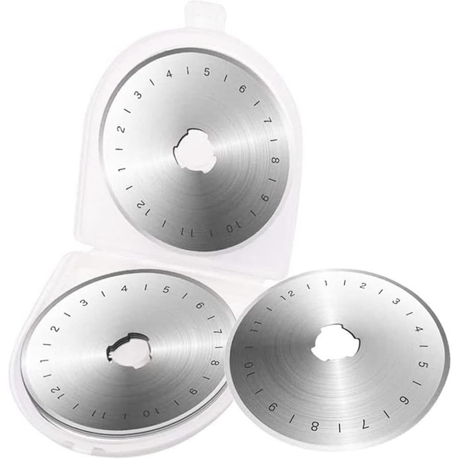 ロータリーカッター替刃 直径28mm ロータリーカッター 替え刃 ケース付切れ味と耐久性優れ カッターローリングカッター 手芸 不織布等の裁断 |  | 03