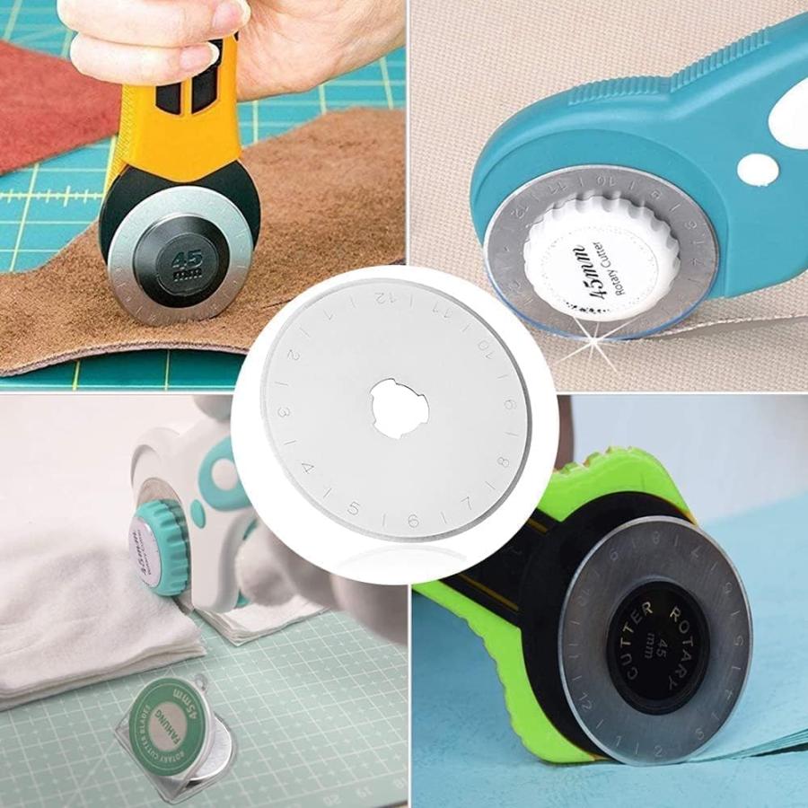 ロータリーカッター替刃 直径28mm ロータリーカッター 替え刃 ケース付切れ味と耐久性優れ カッターローリングカッター 手芸 不織布等の裁断 |  | 04