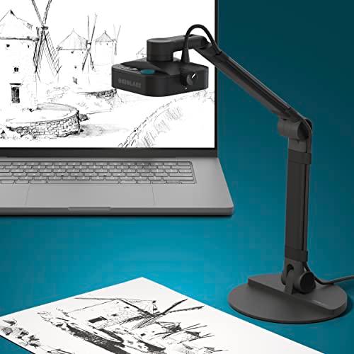 OKIOLABS OKIOCAM X1 書画カメラ 800万画素 4KWEBカメラ LEDライト搭載 マイク内蔵 対面授業/オンライン授業/遠隔 X1 ×