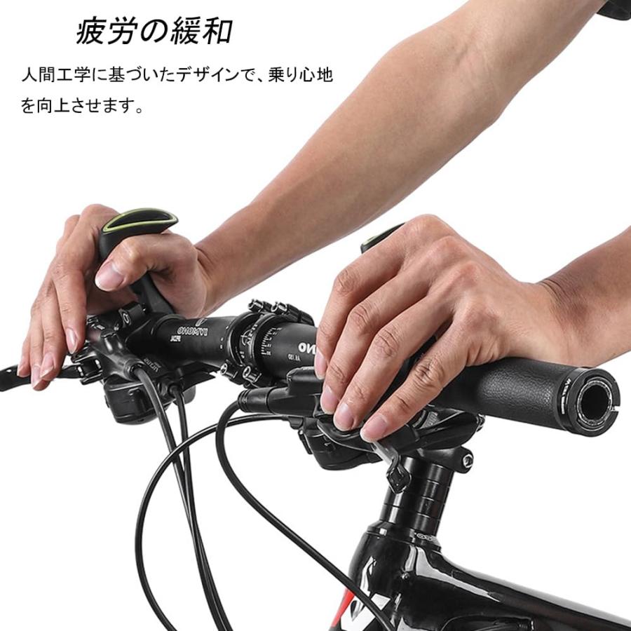 DFsucces 自転車バーエンド 自転車副ハンドルバー 内径21.8-22.2mm 補助ハンドルバー 軽量 滑り止め 変形防止 取り付け簡単 |  | 06