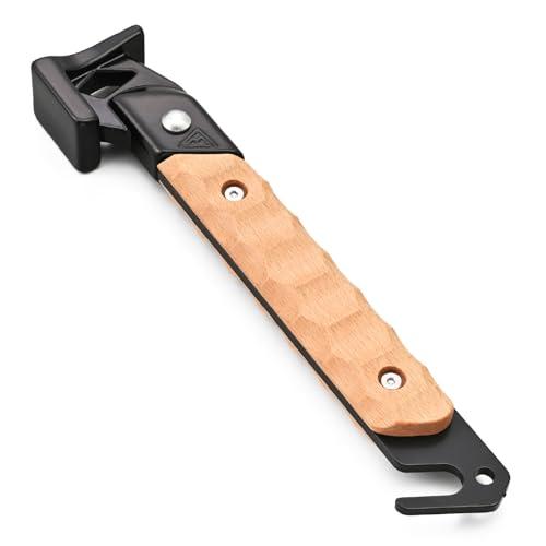 デイトナDaytona バイク ペグハンマー キャンプ 軽量 コンパクトヘッド 芯材フック 自立式 iペグハンマー NAGURIナグリ ブラック | 