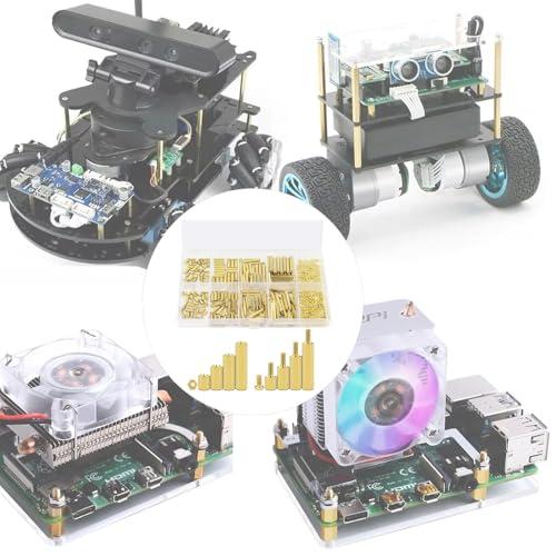 黄銅 六角スペーサー M2 320個セット 六角ねじ 六角柱 ワッシャー ネジナット スペーサー 基板 M2六角柱オススタンドオフ 支柱PCBボ |  | 03