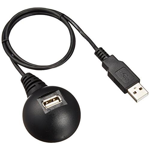 バッファロー BUFFALO USB延長ケーブル 2.0対応 スタンド付 0.5m ブラック BSUC05EDBK | 