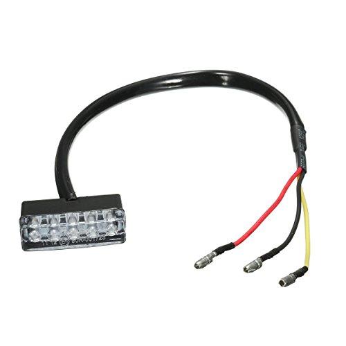 12V 5 LEDリアテールランニングストップブレーキライトレッドランプオートバイATVバイク | 