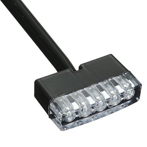 12V 5 LEDリアテールランニングストップブレーキライトレッドランプオートバイATVバイク |  | 02