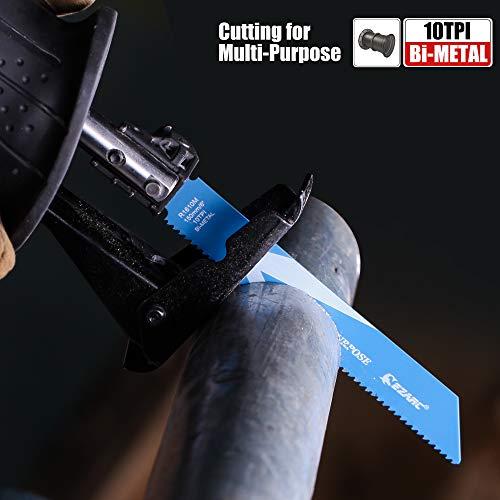 EZARC レシプロソー替刃 バイメタル せーバーソーブレード 解体用 電気のこぎり替え刃 木工・金属用 レシプロソーブレード 150ｍｍ 12 |  | 03