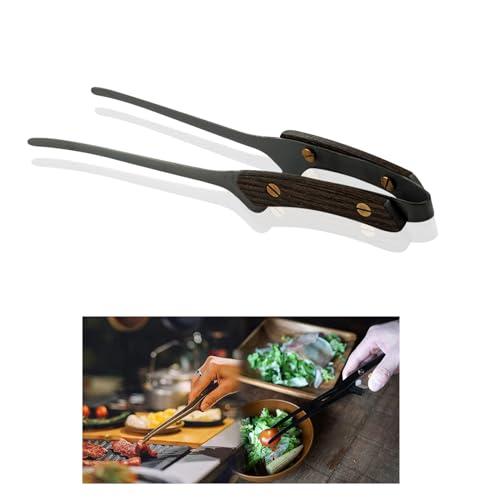 aninako キャンプ トング 焼肉トング BBQ トング 304ステンレス 自立式 バーベキュートング 調理器具用品 火傷防止 トング 火は | 