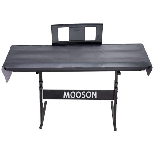 Moosonキーボードピアノカバー、デジタルピアノダストカバー、軽量で豪華でソフトなプレミアム表面、厚みのある電子オルガンカバーキーボードアップ |  | 01